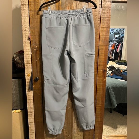 Luuna Scrub Joggers - Ocean Grey - Small Regular - Picture 2 of 2